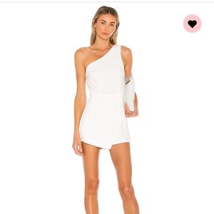 Alexa one shoulder superdown romper